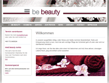 Tablet Screenshot of be-beauty-berlin.de